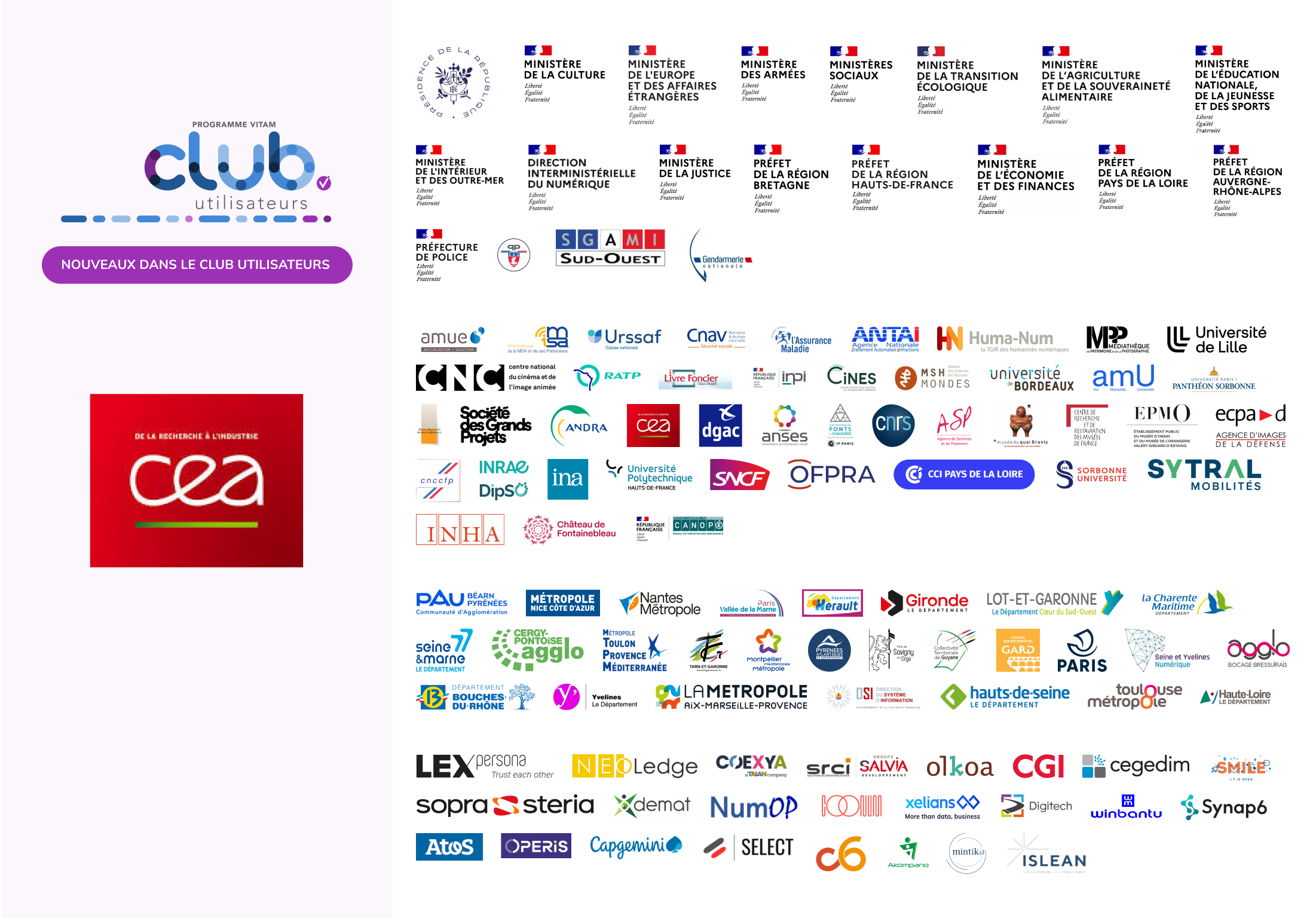 Etat du Club utilisateurs octobre 2026